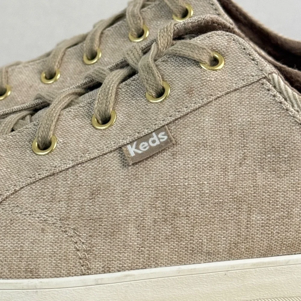 Keds Women's Sneakers Canvas Stripe Oxford Athleisure Memory Foam Shoes Size 11W